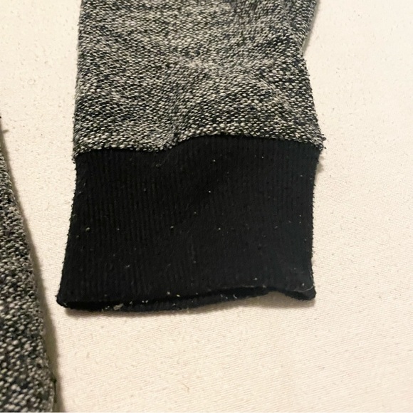 Roxy Hoodie Shirt Size Large Scuba 3 Button Neck Zip Pockets - Picture 12 of 16